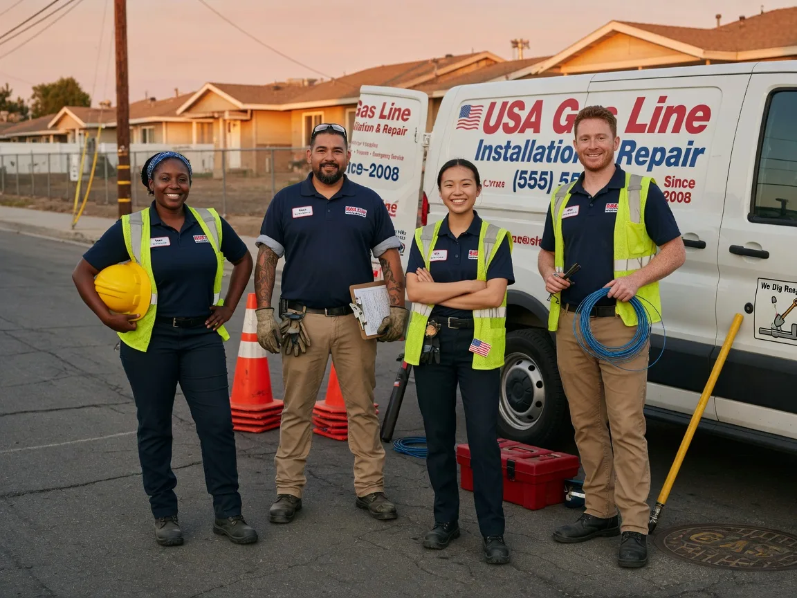 Gas Line Installation company in Teeds Grove, IA